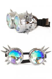Steampunkbril zilver