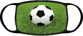 Kinder Mondkapje met voetbal | voetballen print | wasbaar