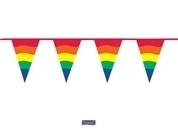 Regenbogen Flaggenlinie