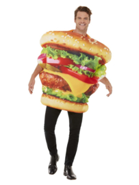 Broodje hamburger fun kostuum