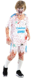 Zombie football speler kinder kostuum