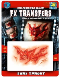 Uitbarstende keel 3D FX transfers