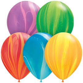 Marmorierte Luftballons sortiert 25 Stück
