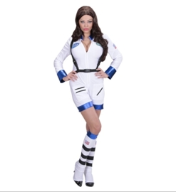 Astronaute wit kostuum | stoer spaceX jumpsuit