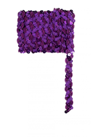 Paillettenband gewellt lila 3m