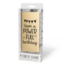 Powerbank Verjaardag