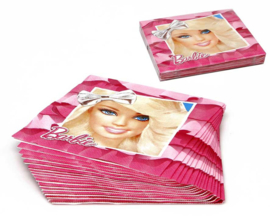 Barbie servetten | 15 stuks | licentie versieringen