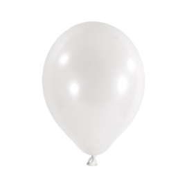Weiße Luftballons Pastell 30cm 10 Stück
