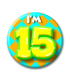 Button 15 jaar