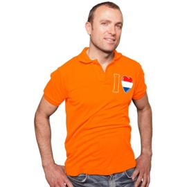 T-shirt oranje modern OP=OP