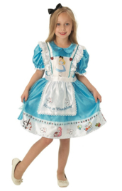 Alice im Wunderland Deluxe Kleid Kind