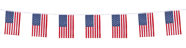 USA vlaggenlijn stof