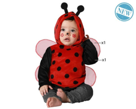 Baby kostuum lieveheersbeestje | verkleedpakje