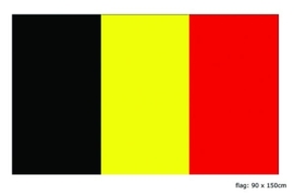 Vlag Belgie 90x150