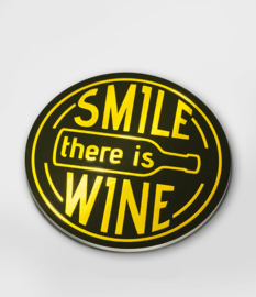 Glossy onderzetters Smile Wine