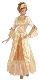 Golden princess jurk