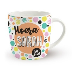 Verjaardags mok - Sarah | koffie beker