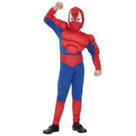 Spiderman muskulöses Kostüm