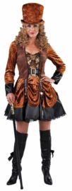Steampunk jurkje | stoomtijdperk verkleedkleding 