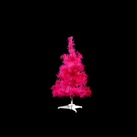 Weihnachtsbaum hotpink 45cm