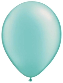 Kwaliteitsballon standaard - turqoise - 50 stuks