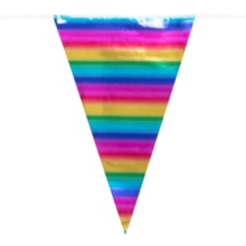 Regenboog folie Vlaggenlijn