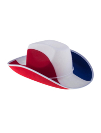 Cowboy hoed  Nederland | hoeden rood, wit en blauw