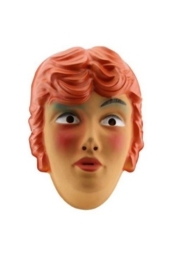 Masker plastic Wendy (Rood haar)