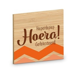 Onderzetter - Hoera
