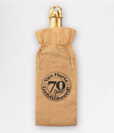 Bottle gift bag - 70 jaar