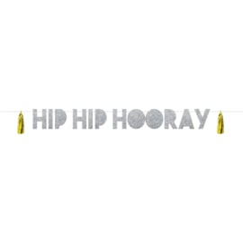 Letterslinger Hip hip hooray electrum | 160cm