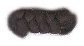 Wollkrepp dunkelbraun 10cm