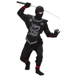 Zwarte Ninja Prince Of Thieves Kostuum Jongen