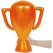 Opblaas cup Oranje