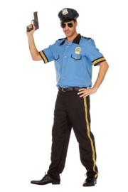 Stoere politie agent kostuum