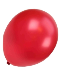 Hochwertiger metallisch roter Ballon