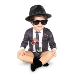 Baby romper blues brother