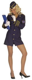 Stewardess jurkje blue lady