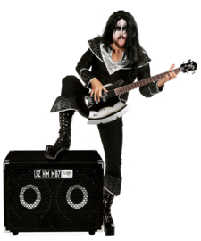 Kiss kostuum | Gene Simmons look a like | Rockstar