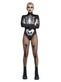 Skeleton body fever | skull kostuum