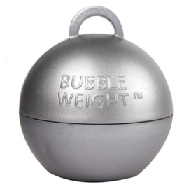 Ballongewicht bubble zilver