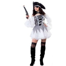 Pirate White Deluxe jurkje