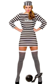 Sexy Polizistin Kleid | Gefängnisanzug Damen