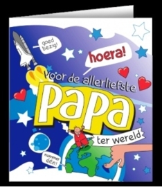 Lustige Wunschkarte Papa