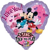 Folieballon Mickey&Minnie muziek (74cm)