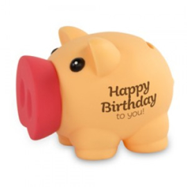 Lustiges Sparschwein Happy Birthday
