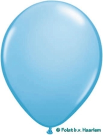 Kwaliteitsballon standaard - lichtblauw - 50 stuks