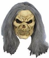 Gezichtsmasker Horror Skull Met Haar