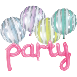 Folieballonnen Set Pool Party - 5 stuks