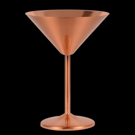 Martini glas RVS Rose goud | Luxe Martini glazen